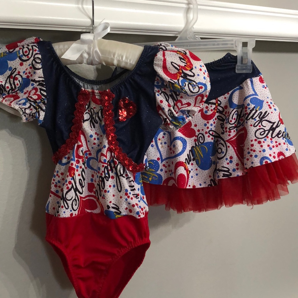 Girls Hearts Costume